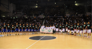 Le SLUC Nancy a reçu des athlètes SOF lors du tournoi Euroleague de 2011